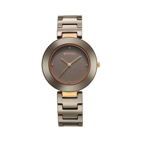 Image of Titan Purple Ceramics Quartz Analog Women's Watch