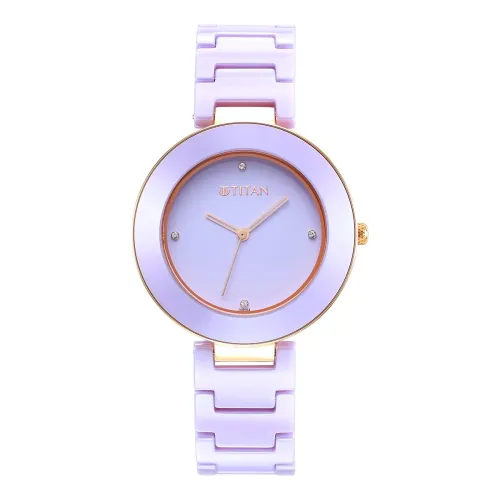 Image of Titan Purple Ceramics Watch