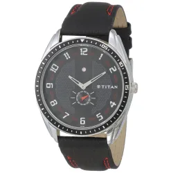Titan Youth Analog Black Dial Mens Watch