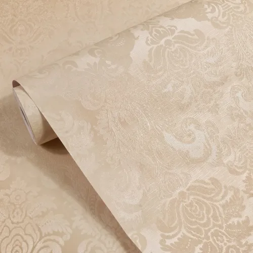 Image of TLISMI 3D Damask Pattern Self Adhesive Wallpaper Roll
