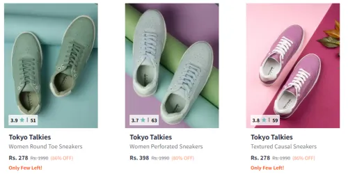 Image of Tokyo Talkies Casual Shoes Starting @ ₹278