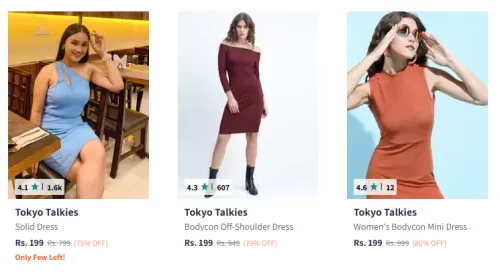 Image of Tokyo Talkies Cut-Out Sheath Dress Starting At ₹199