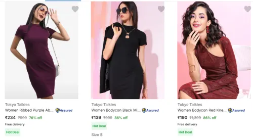 Image of Tokyo Talkies Women Dresses Starting At ₹139