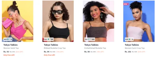 Image of Tokyo Talkies Women Fashion Minimum 70% Discount