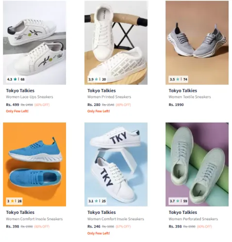 Image of Tokyo Talkies Women Fashion Shoes 80% Discount