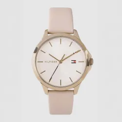 Tommy Hilfiger Pink Dial Leather Women’s Watch