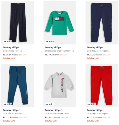Image of Tommy Hilfiger Girls Clothing @ Flat 65% Discount