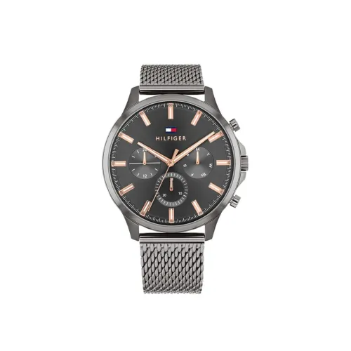 Image of Tommy Hilfiger Grey Dial Quartz Analog Watch for Men-NETH1710500