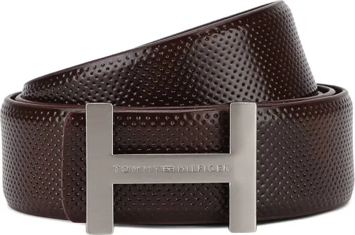 Image of TOMMY HILFIGER men's leather belt.