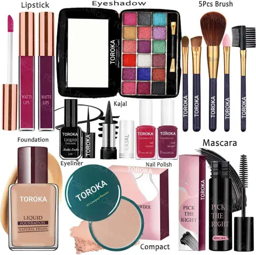 Image of TOROKA BEST Makeup Kit Sets One-stop Beauty Package for Beginners .