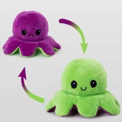 Toyingly Reversible Purple Green Octopus