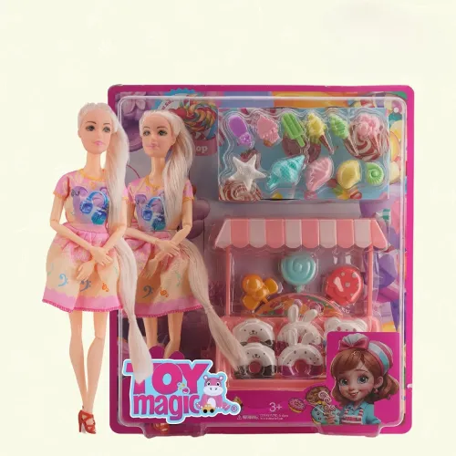 Image of ToyMagic Candy World Playset with Doll