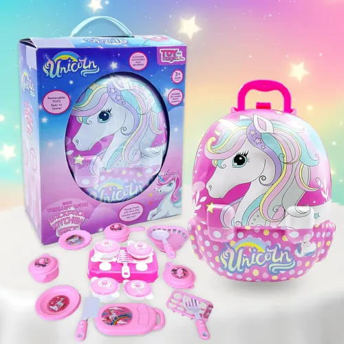 Image of ToyMagic Unicorn Kitchen Set For Kids