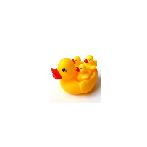 Image of ToysBuddy Rubber Squeaky Ducks Floating Bath Toys (4 Pcs)