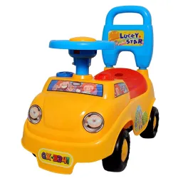 Toyshine Buzzing Car Rider Ride-on Toy with Music