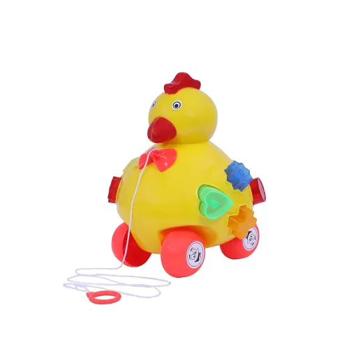 Image of Toyzone Pull Along Hen (Multicolour) 71525