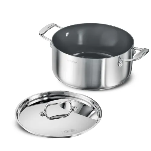 Image of Tramontina Fusao – 24cm Triply Casserole