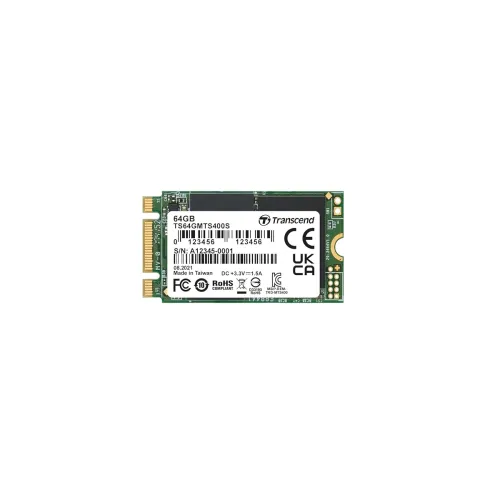 Image of Transcend 64GB M.2 2242 Internal SSD (SATA III, MLC)