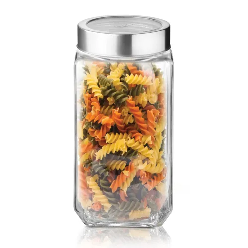 Image of Treo By Milton Cube Storage Glass Jar, 1000ml.