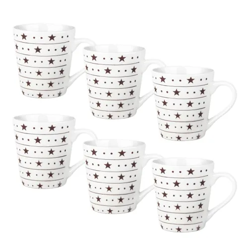 Image of Treo by Milton Earthen Art Ceramic Mug, Set of 6