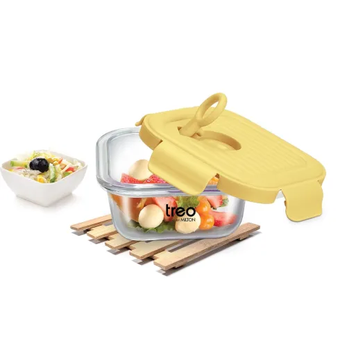 Image of Treo by Milton Lumino Fresh Square Borosilicate Glass Container
