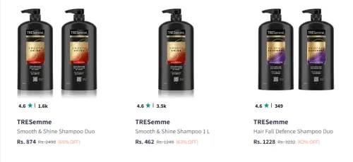 Image of TRESemme Keratin Smooth Shampoo Minimum 60% Discount