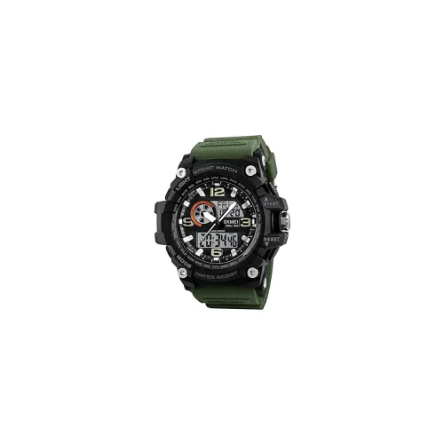 Image of Trex-Sport- Army Green Multifunction Dual-Time Analoge-Digital Alarm.