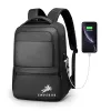TRUE HUMAN EMPEROR Anti-Theft Backpack with USB Charging Port