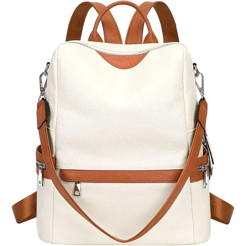 Image of TrueArch Casual Leather Backpack for Women