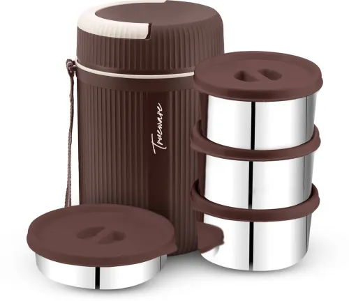 Image of Trueware GRUB 4 Lunch Box – 4 SS Containers, 1100ml