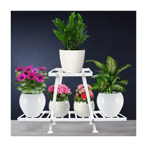 Image of TrustBasket Cosmo Plant Stand (White)