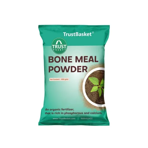 Image of TrustBasket Organic Bone Meal for Plants Home Gardening | Steamed Bone Meal |