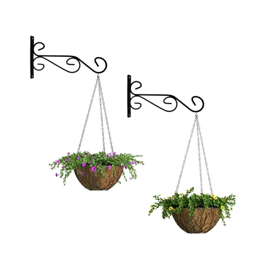 Image of TrustBasket Wall Bracket for Hanging Plants (Pack of 2)