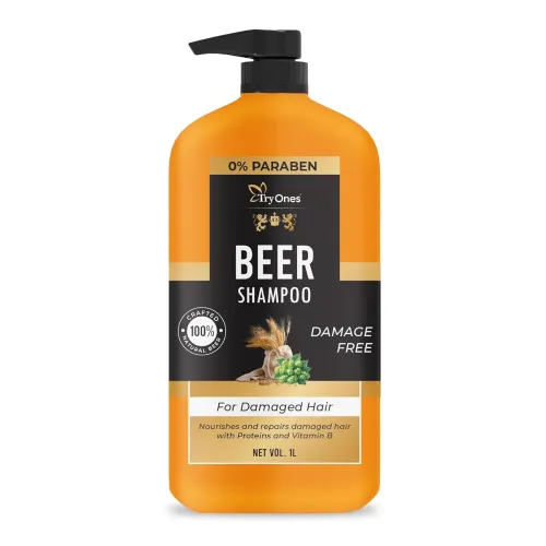 Image of TRYONES Beer Anti-Dandruff Shampoo For Women & Men | 1000Ml