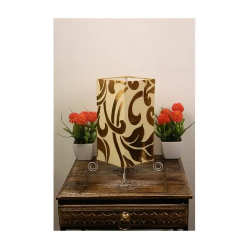 Image of tu casa Earthy Serenity Mangowood Table Lamp