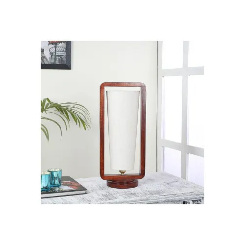 Image of tu casa Table Lamps with Mango Wood Base