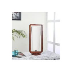 tu casa Table Lamps with Mango Wood Base
