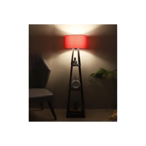 Image of tu casa Wooden Floor Lamps for Home Décor