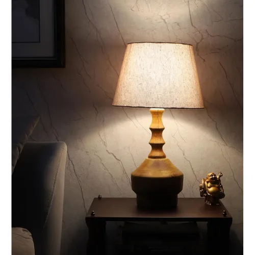 Image of tu casa Wooden Table Lamps