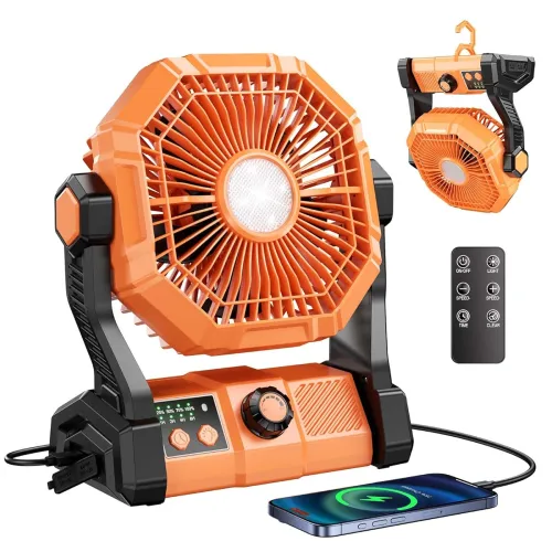 Image of Tuarso 10000mAh Rechargeable Table Fan