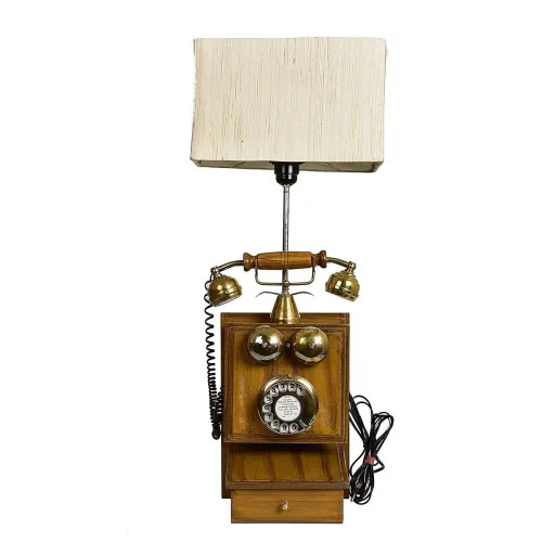 Image of Tu Casa Designer Cream Table Lamp TL-05 Holder Type- E-27