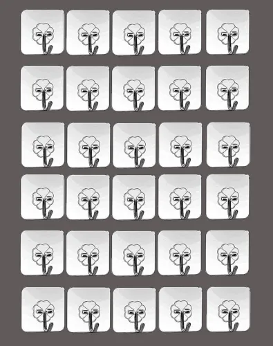 Image of Tuelip Set of 30 Wall Hooks Heavy Duty Hooks for Hanging 10KG (Pack of 30)