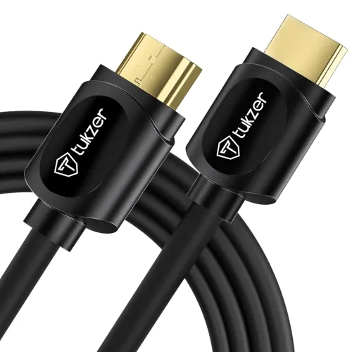 Image of Tukzer 4K HDMI Cable, Support 3D, Ultra HD 4K @60Hz, High-Speed 10.2Gbps Ethernet