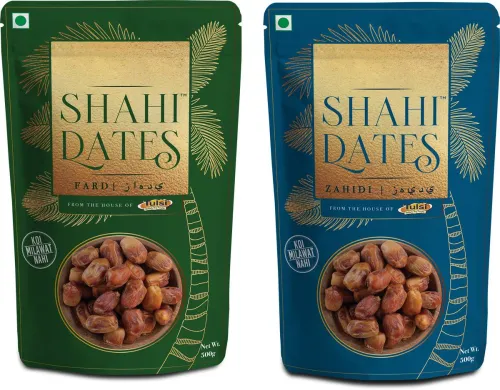 Image of Tulsi Shahi Fard & Shahi Zahidi Dates, 1kg Combo Pack