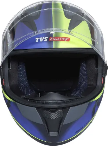 Image of TVS Racing Single Visor Motorbike Helmet