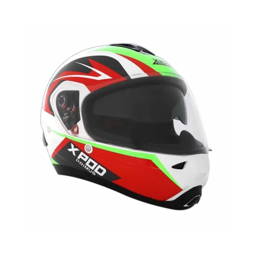 Image of TVS XPOD Primus Helmet for Men-Dual Visor, ISI DOT Certified