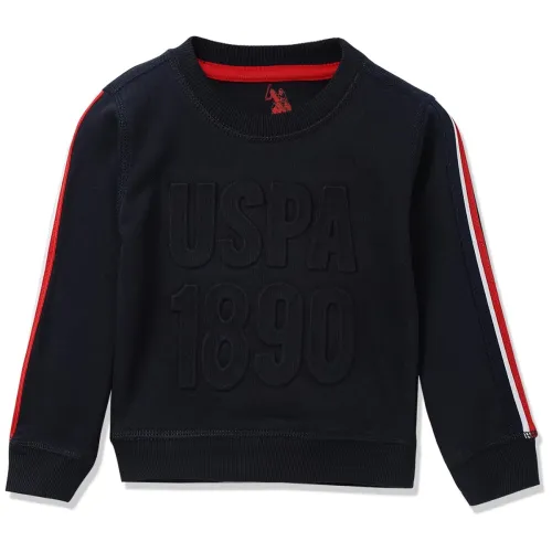 Image of U.S. POLO ASSN. Cotton Baby-Boys Sweatshirt