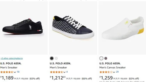 Image of U.S. POLO ASSN. Men's Sneaker Min. 60% Discount