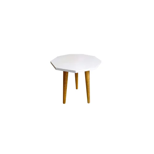 Image of UHUD Crafts Beautiful Antique Wooden Fold-able Side Table