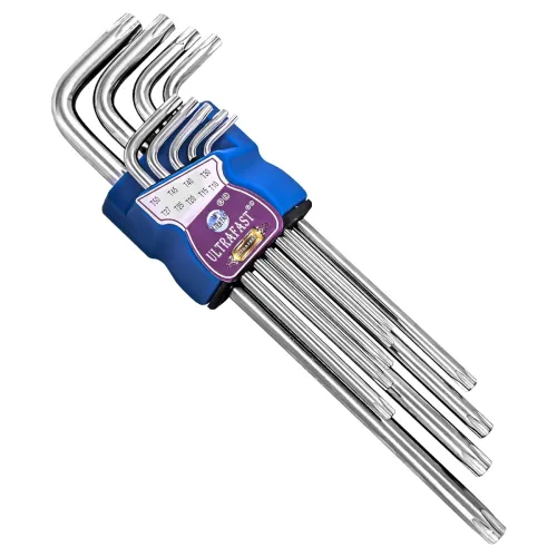 Image of ULTRAFAST 9-Piece Torx Key Set, Chrome Vanadium Steel